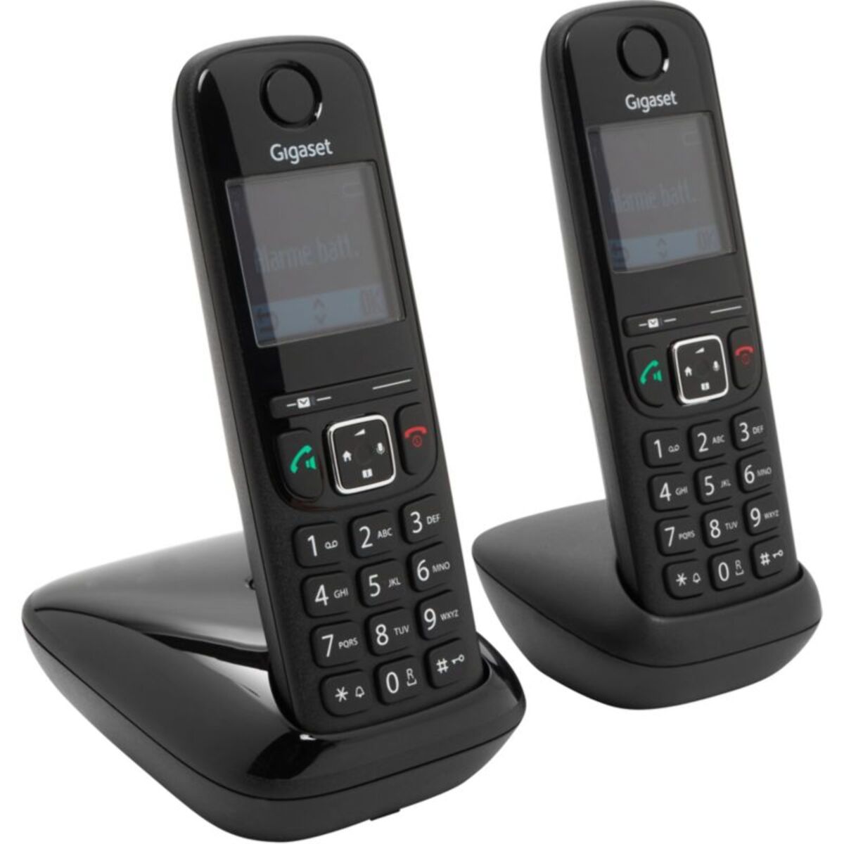 Téléphone sans fil GIGASET AS690 Duo Noir