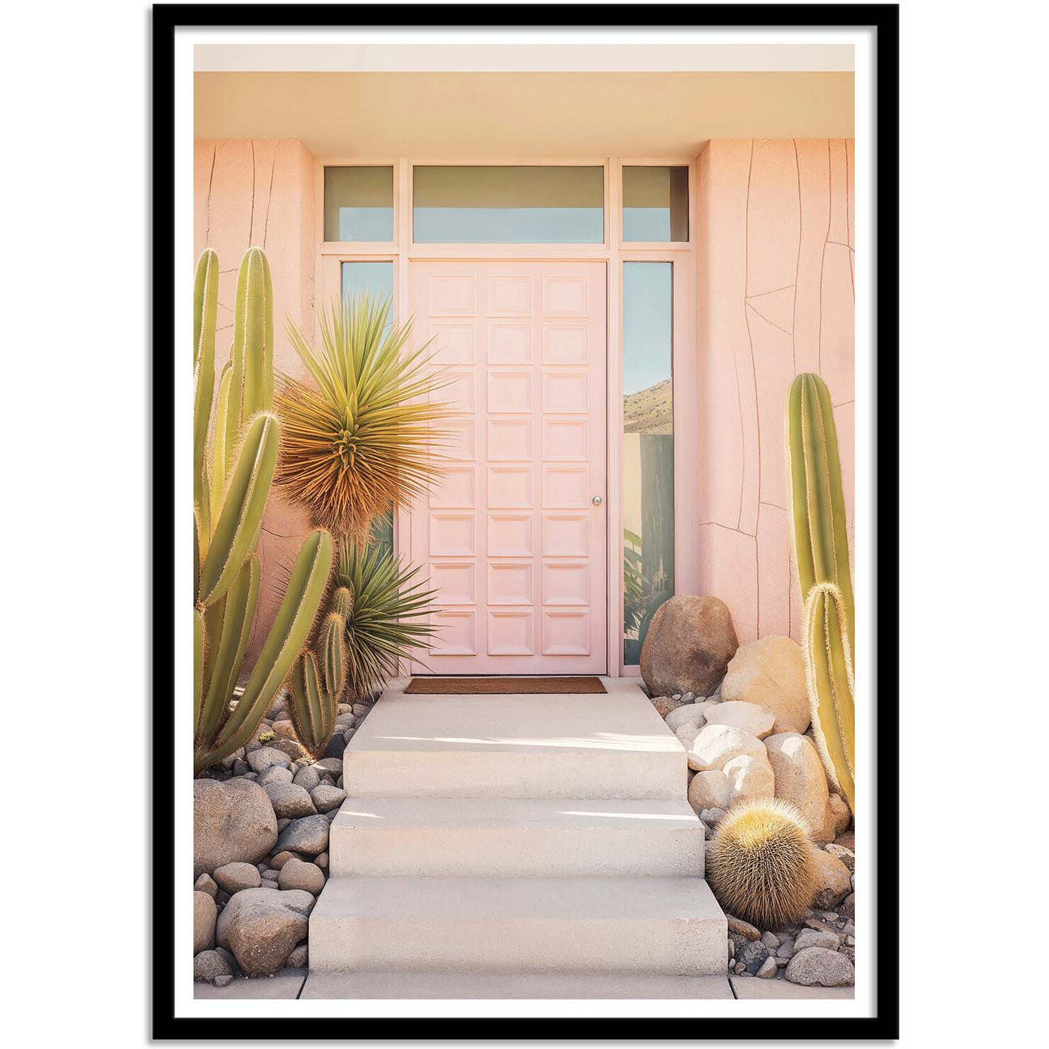 Affiche - Pink Palm Springs - Philippe Hugonnard