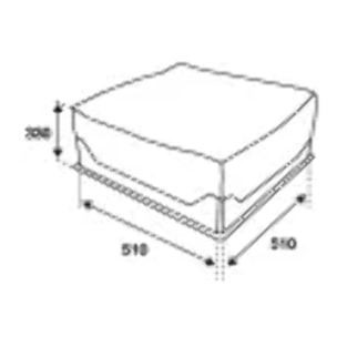 Trappe de plafond isolée - 330 mm - 51 x 51 - NICOLL - TP2012I51