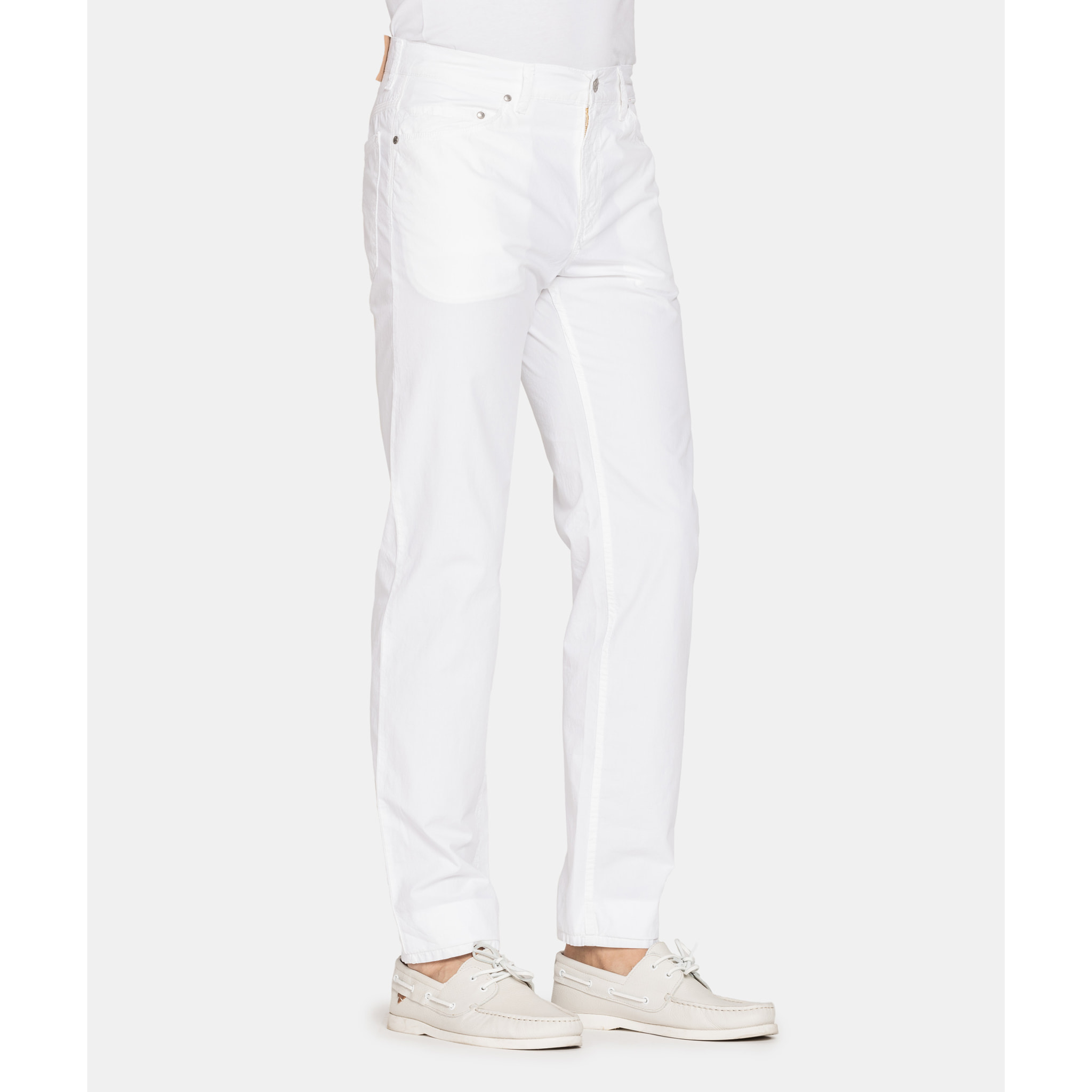 PANTALONE POPELINE MOD. 700. Vita regolare gamba comoda