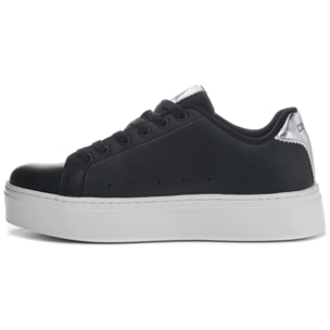 Kappa - Sneakers Mujer Negro - Logo Isabel
