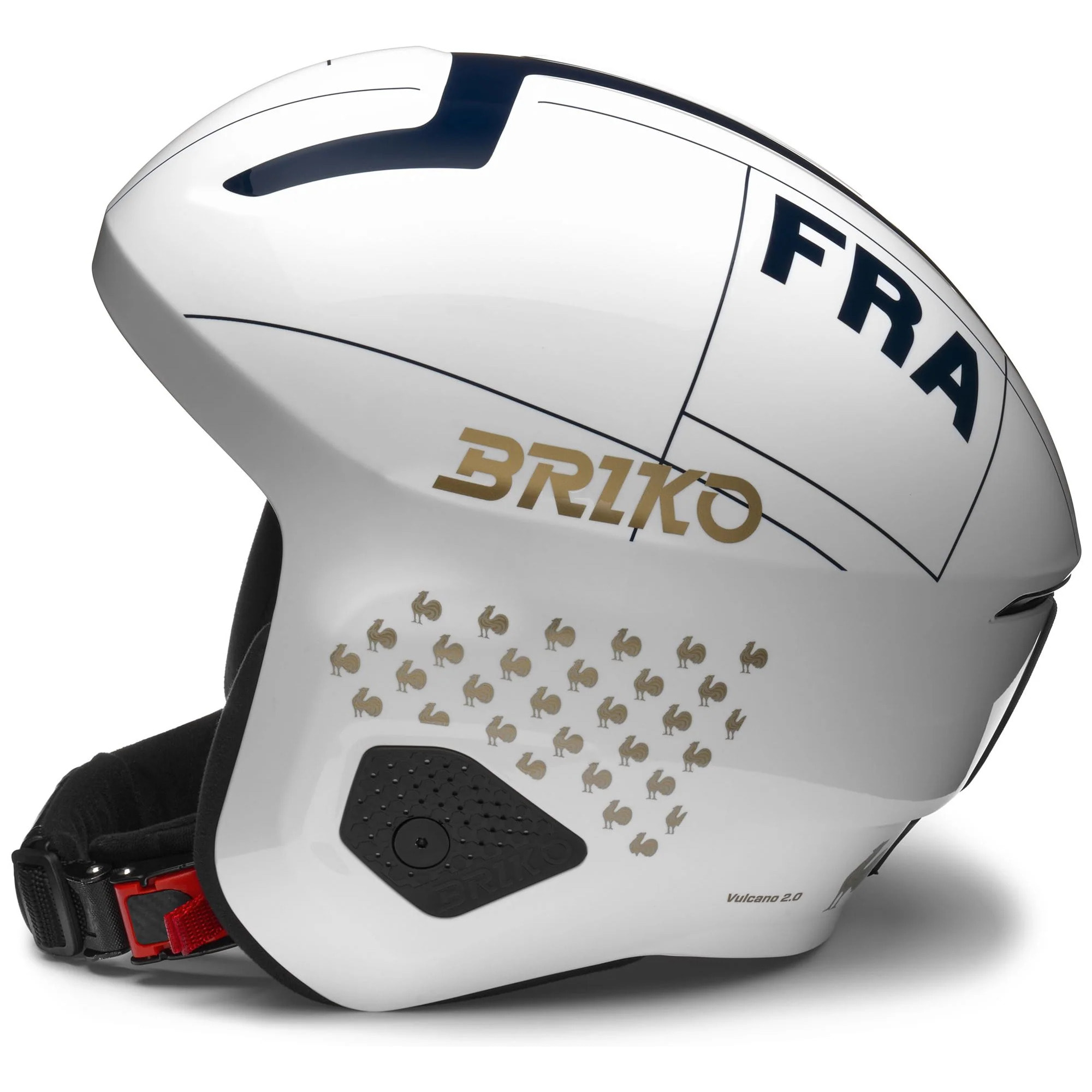Briko - Caschi, Uomo Donna, Bianco - Vulcano 2.0 France