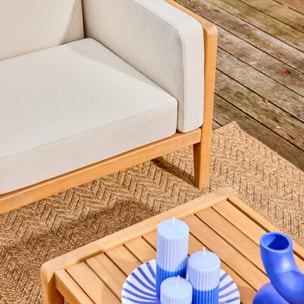 Salon de jardin bois d'acacia 4 places ORUNI