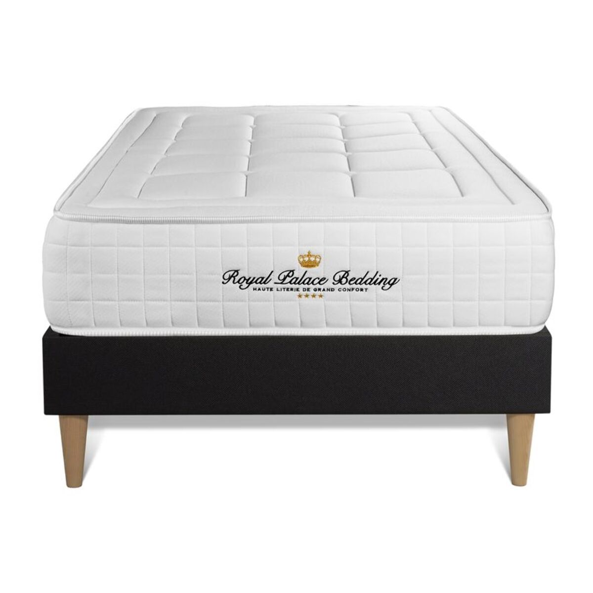 Ensemble 1p - Matelas Mémoire de forme - 24cm -  - Confort : Ferme - Balmoral