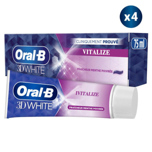 4 Dentifrices Oral-B Vitalizing Fresh Dentifrice 75 ml