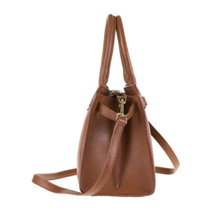 Borsa a mano da donna Made in Italy - Modello Eirian Nova - 100% pelle - 27.0 x 20.5 x 10.0 cm