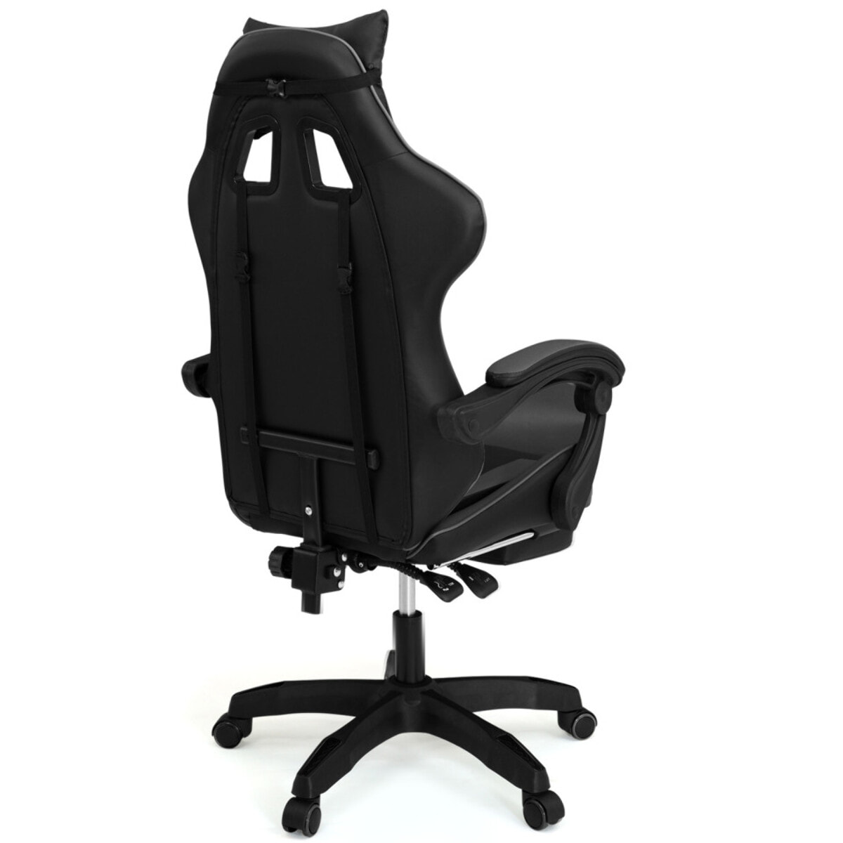 Fauteuil de bureau spécial gaming noir et gris