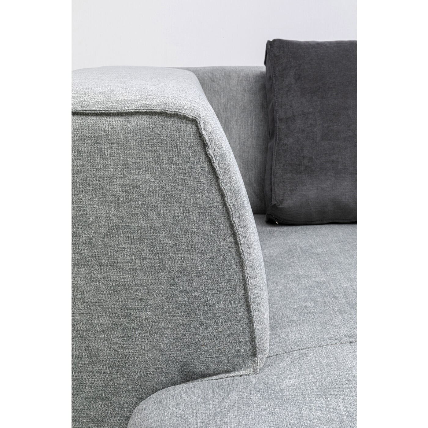 Méridienne d'angle canapé Infinity gris Kare Design