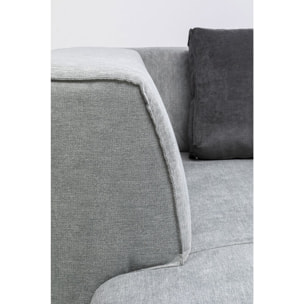 Méridienne d'angle canapé Infinity gris Kare Design