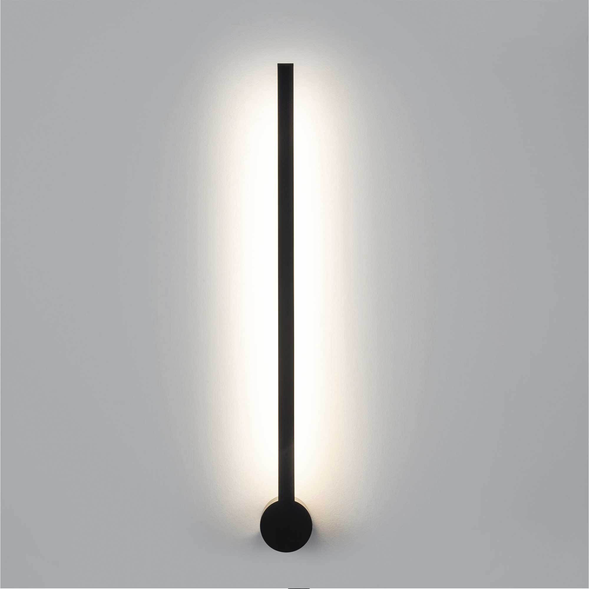 Forlight Passeggio Nova aplique exterior en negro con led blanco neutro 4000K
