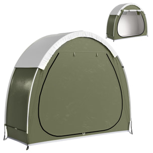 Tente à vélo - abri vélo - 2 vélos max. - 200 x 80 x 170 cm - vert