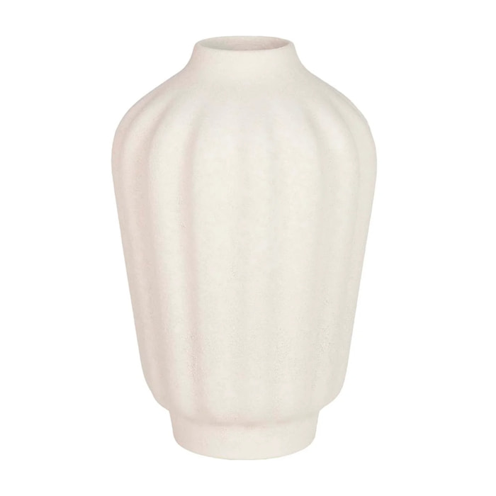 Florero Cerámica Beige 20x20x30 Cm