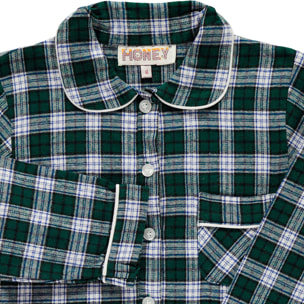 PACK Camicia da notte mamma e bimba DONNA BAMBINA scozzese rosso