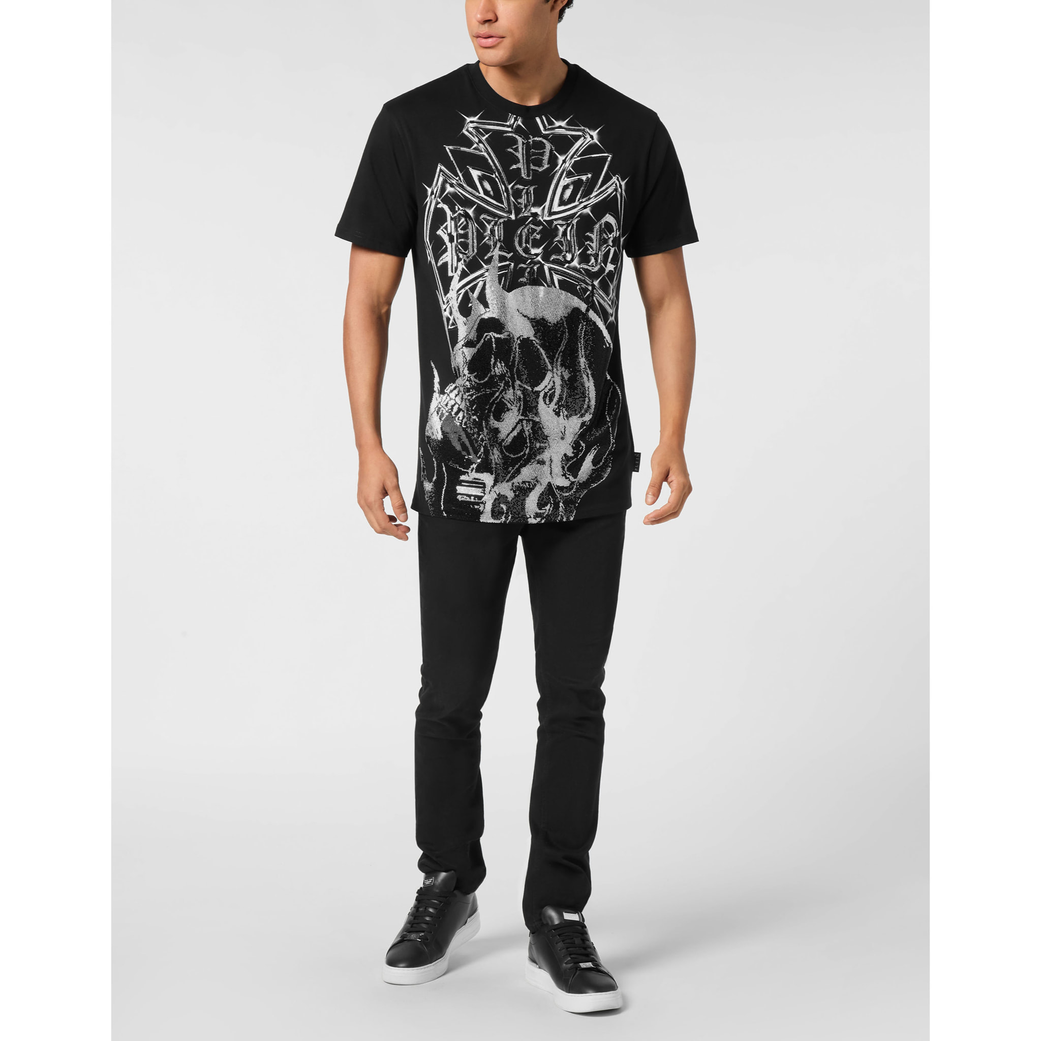PHILIPP PLEIN Camiseta Cuello Redondo Ss SKULL