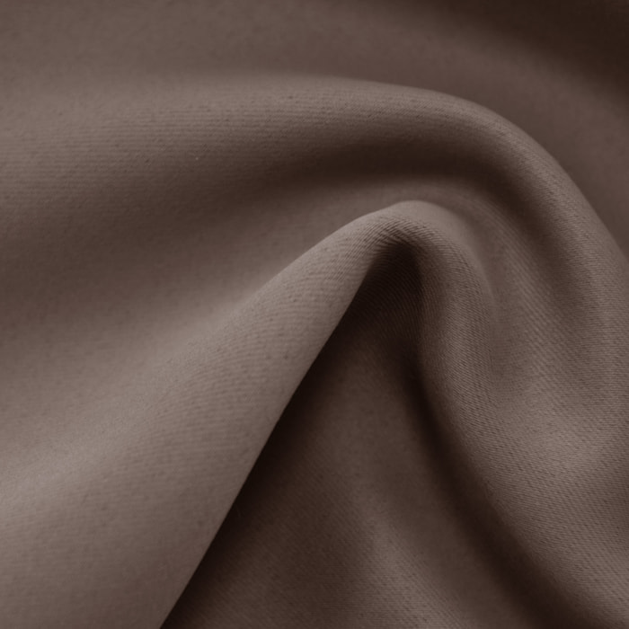Tissu occultant uni Non Feu-M1 - Marron Brun