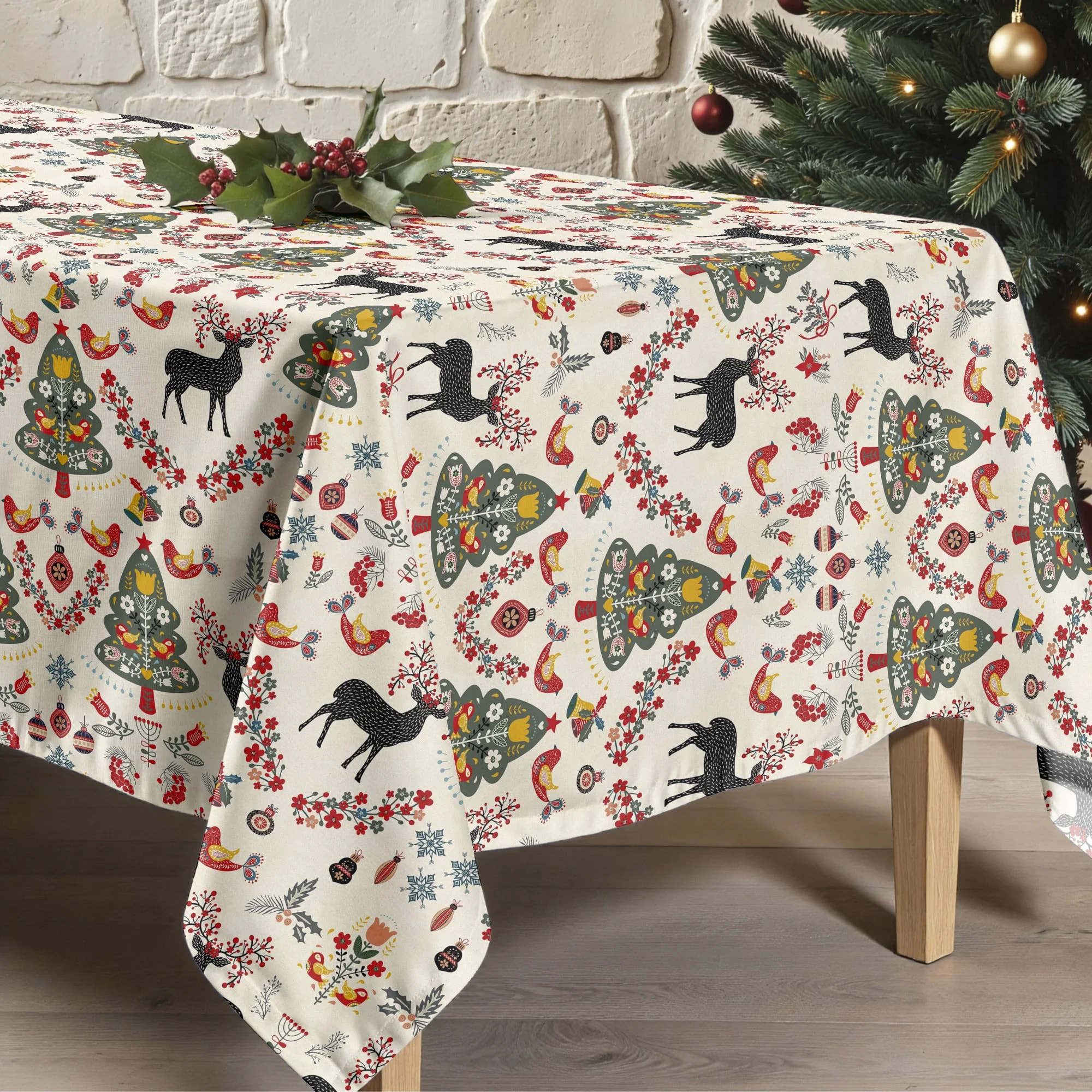 Nappe en résine Anti-tâches Merry Christmas 43
