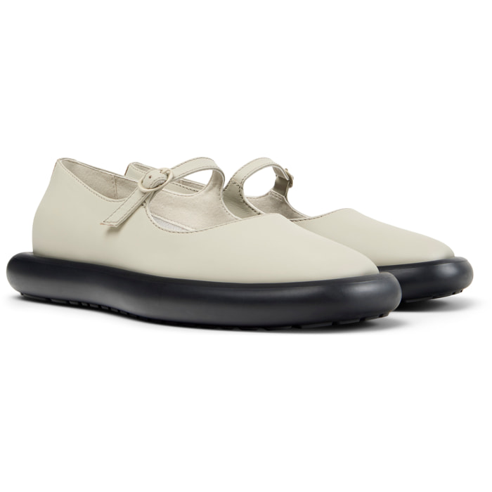 Bailarinas - CAMPER Onda - Beige - Cuero liso