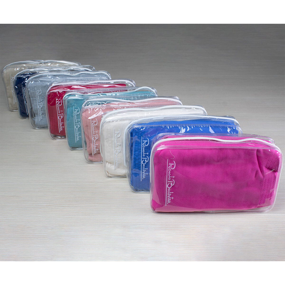 Accappatoio Microfibra Uomo Donna Renato Balestra, Ass (fucsia-navy)