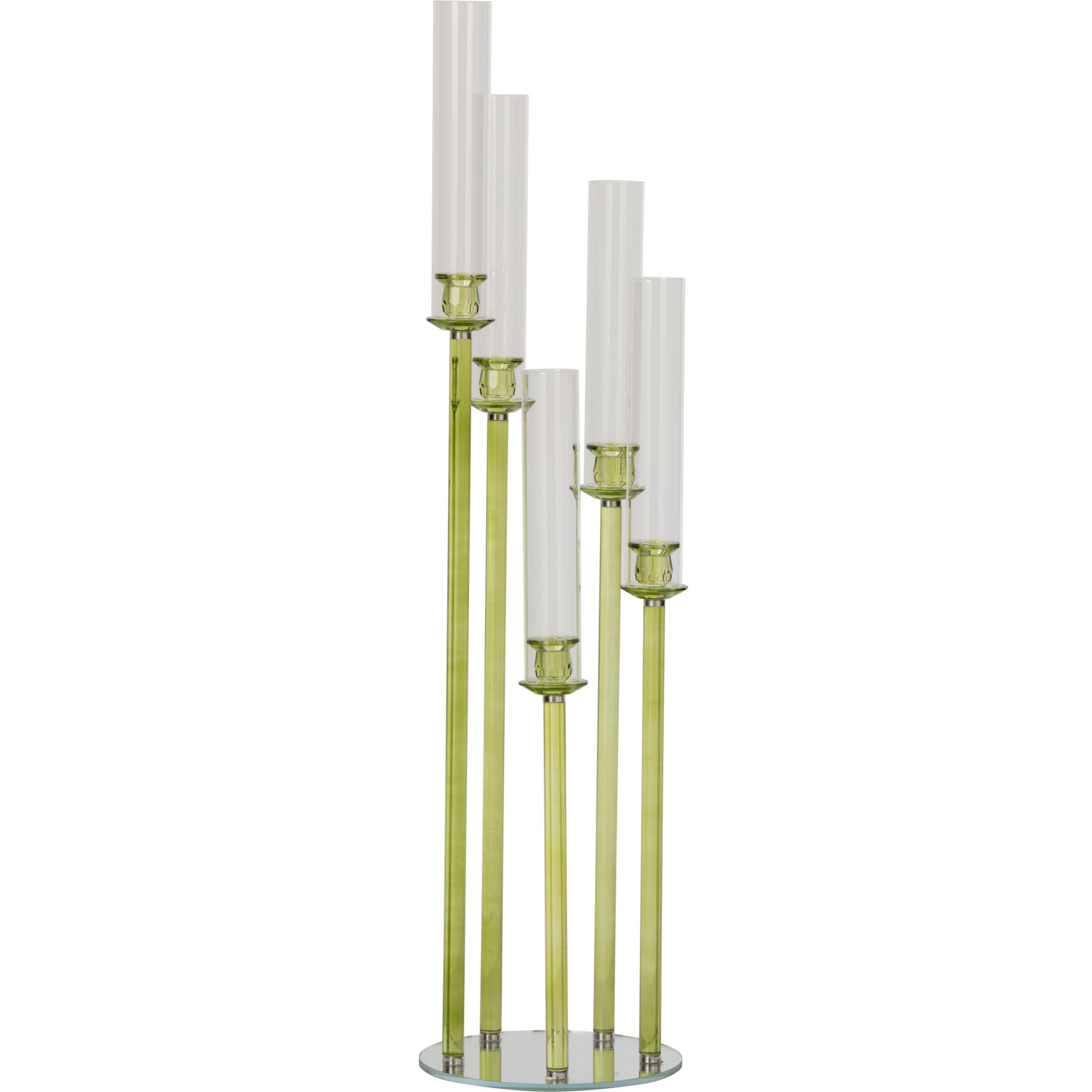 J-Line Chandelier Cristal Vert