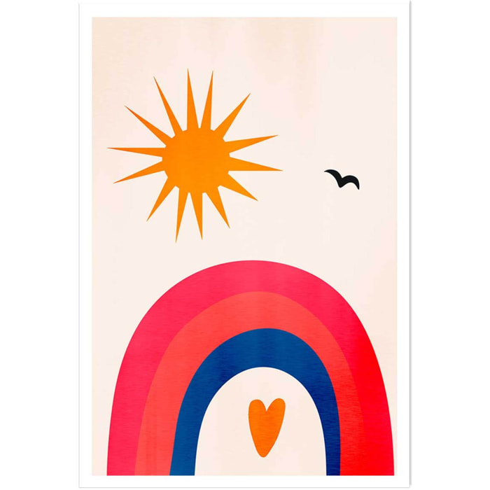 Affiche ""Belle journée!"" Affiche seule