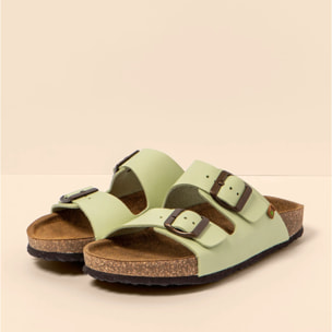 Sandalias NE50 VEGANO LIQUEN / WARAJI color Liquen