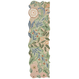 Tapis de couloir en laine BRYONY Vert