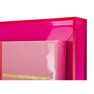 STAMPA SU TELA LACCATTO ACRYLIC C/CORNICE -B- CM 60X3,3X80