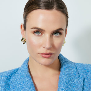 Pendientes Dilom acabado oro amarillo 18k