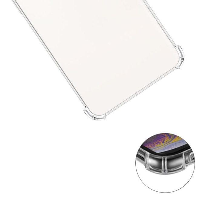 Coque anti-choc avec Bords Renforcés en silicone Transparente iPhone 14 Pro