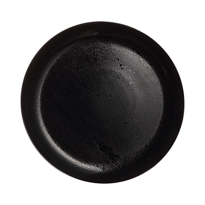 Assiette plate noire 25 cm Diana - Luminarc