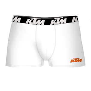 Set de 6 calzoncillos bóxer ktm  blanco y gris claro