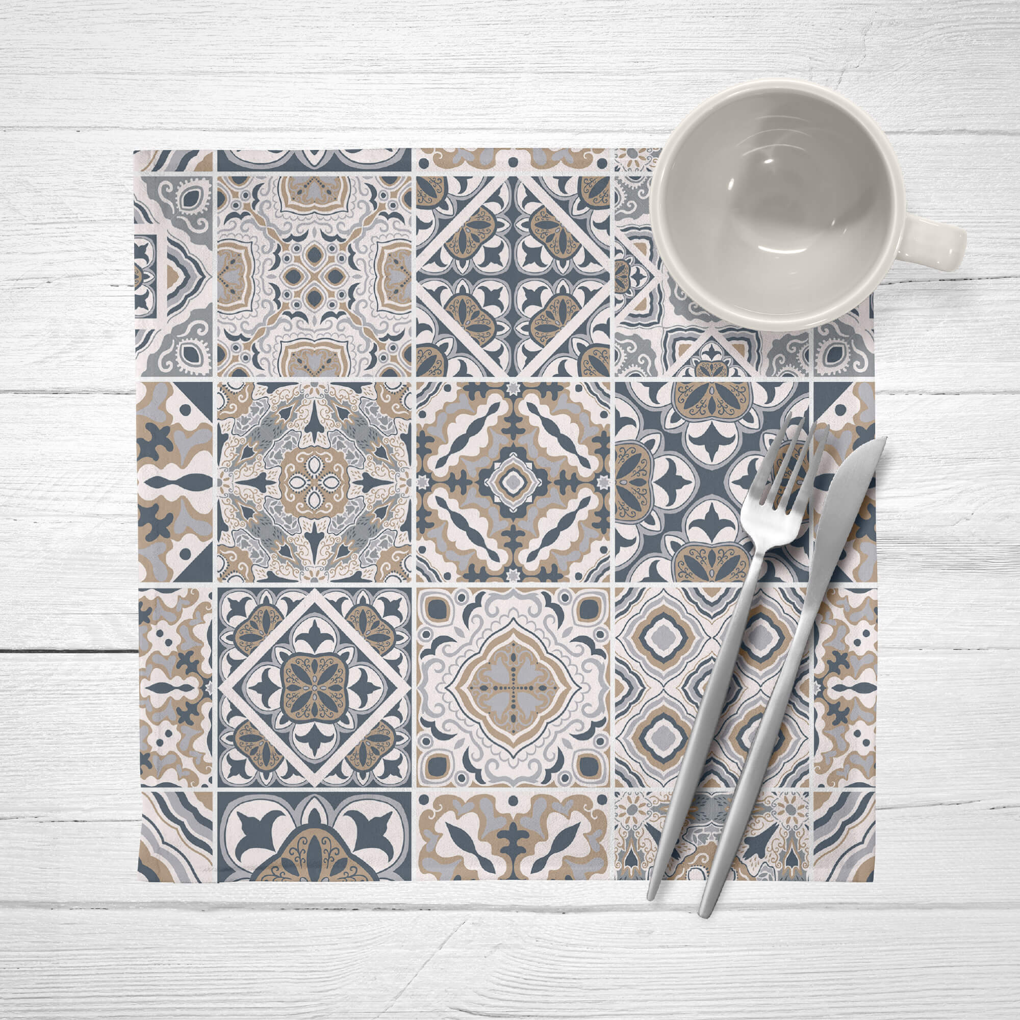 Pack de 2 serviettes 0120-22 100% coton 45x45 cm