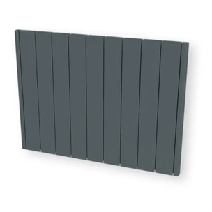 Radiateur Électrique LCD Céramique Gris Anthracite 2000W