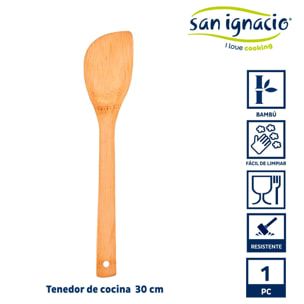 Pala cocina bambu oval 30cm colección kinvara