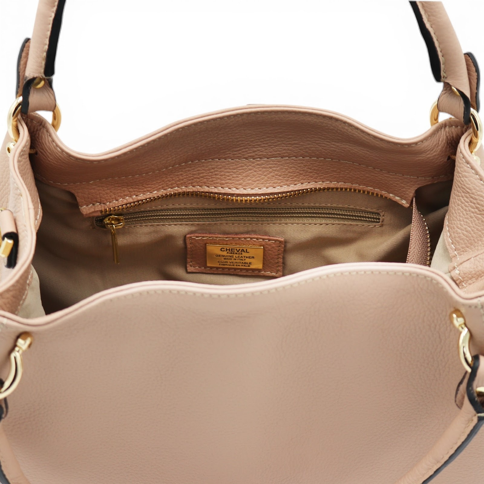 Borsa a spalla Cheval Firenze Betty Rosa Cipria