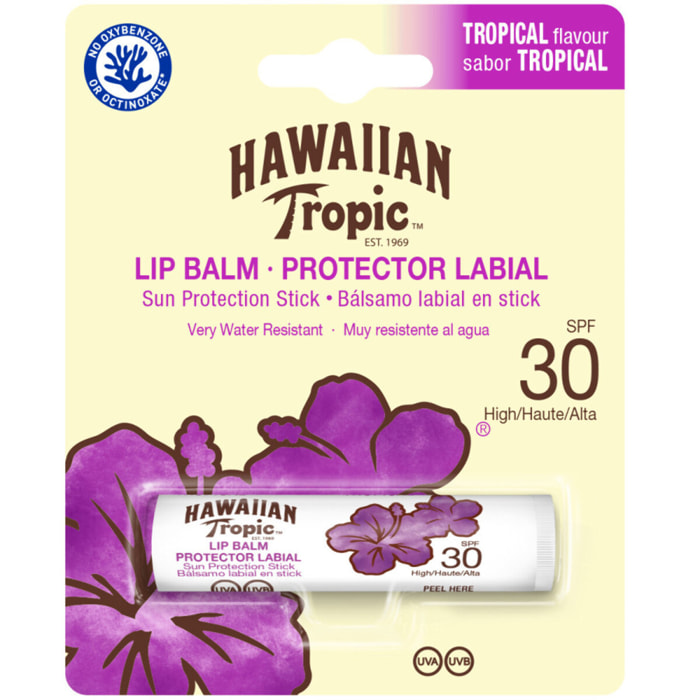 Pack de 2 - Hawaiian Tropic - Baume à lèvres SPF30