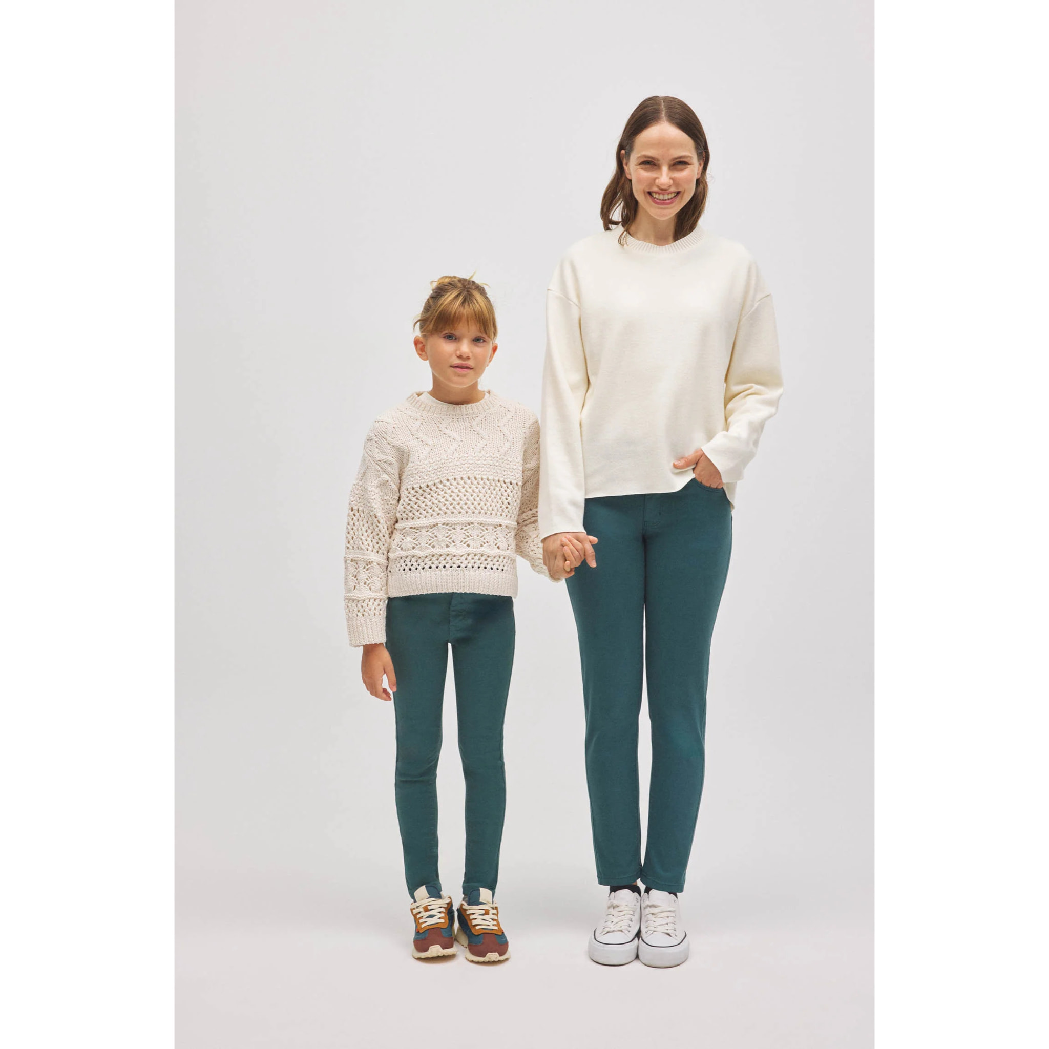 Jeans skinny push-up verdi