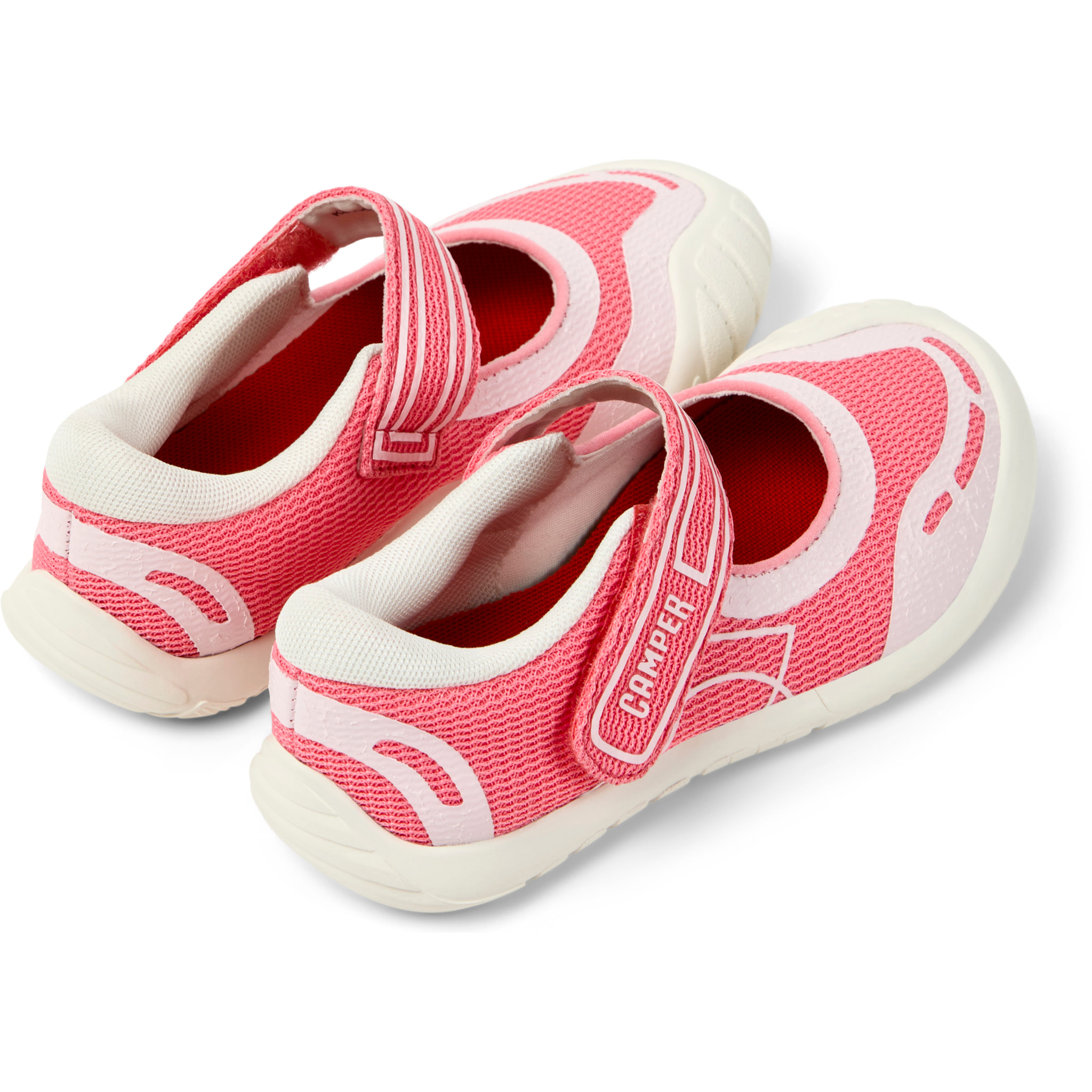 Bailarinas - CAMPER Peu Path - Rosa - Textil técnico