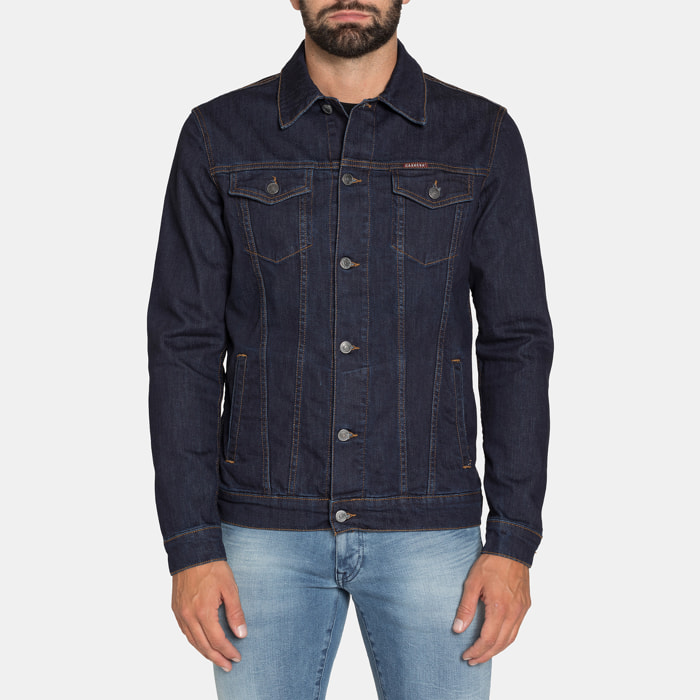 GIACCA DI JEANS DA UOMO MOD. TRUCKER IN DENIM STRETCH