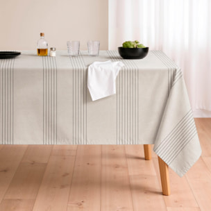 Mantel estampado antimanchas SANSA NATURAL