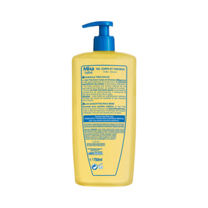 Lot de 6 - Mixa Bébé Gel très doux 2 en 1 corps et cheveux 750ml