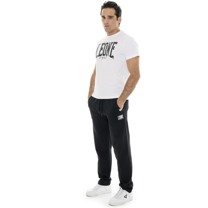 Pantalón de deporte de invierno para hombre sin puños con pequeño logo 'Basic'