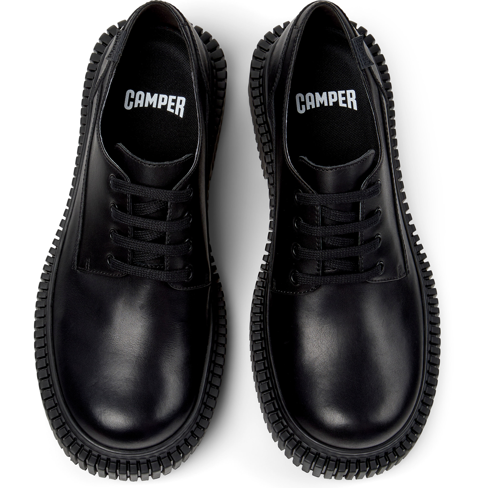 Scarpe stringate - CAMPER Pix Berlin - Nero - Pelle liscia