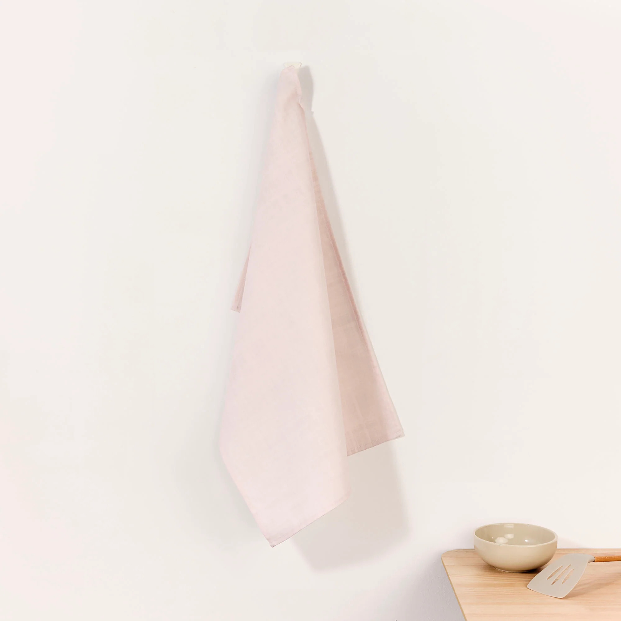 Lot de 2 torchons de cuisine Rose 45x70 cm