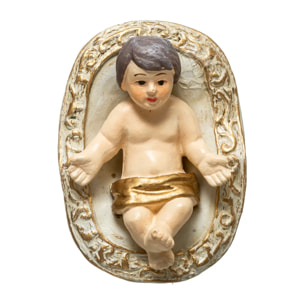 Crèche H.25cm avec 11 santons résine