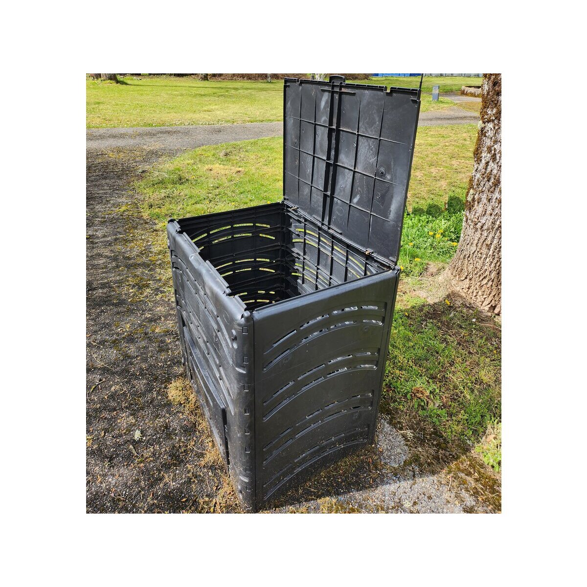 Composteur "JAKAR" - 60 X 80 X 80 cm -  350L - Noir
