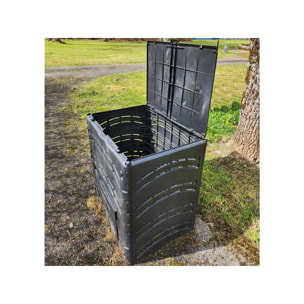 Composteur "JAKAR" - 60 X 80 X 80 cm -  350L - Noir