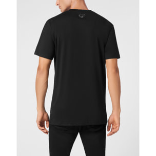 PHILIPP PLEIN Camiseta de cuello redondo y manga corta SKULL