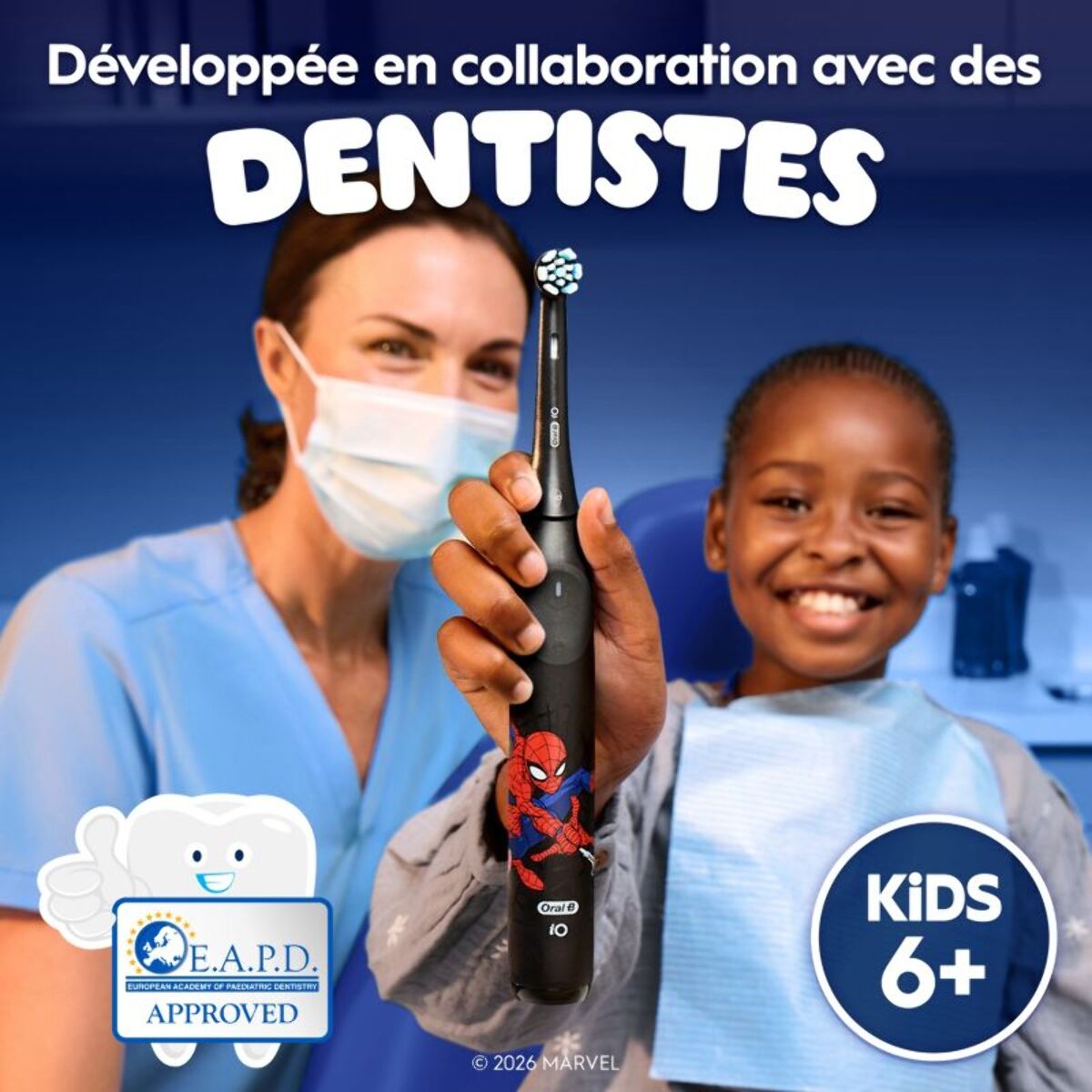 Brosse à dents électrique ORAL-B iO2 Kids Spiderman + Travel Case