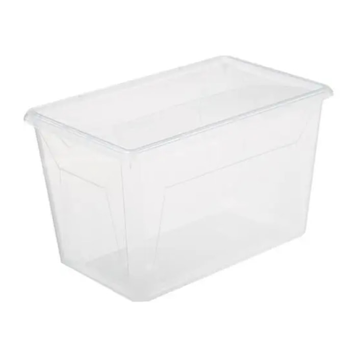 Boîte en plastique transparente 12,2L Simply+